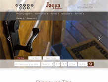 Tablet Screenshot of jaquarealtors.com